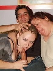 Explicit live cam show with chunky camgirls Anna Marie and Agnes Eva having a nice threesome